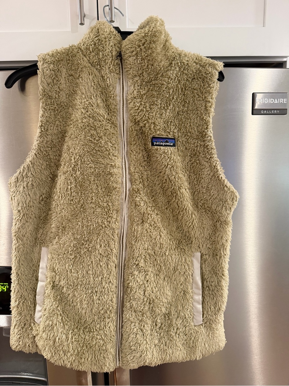 Patagonia Plush Sherpa Vest in Beige